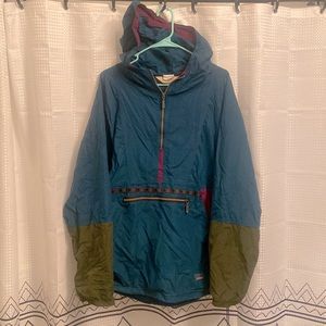 Multi color Uni windbreaker L.L.Bean
